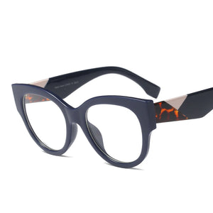 mimiyou Fashion Cat Eye Glasses Frame Women Optical Eyewear Grace Lady Eyeglasses Frame Clear UV400 Brand Designer oculos