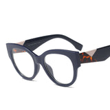mimiyou Fashion Cat Eye Glasses Frame Women Optical Eyewear Grace Lady Eyeglasses Frame Clear UV400 Brand Designer oculos