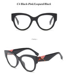 mimiyou Fashion Cat Eye Glasses Frame Women Optical Eyewear Grace Lady Eyeglasses Frame Clear UV400 Brand Designer oculos