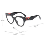 mimiyou Fashion Cat Eye Glasses Frame Women Optical Eyewear Grace Lady Eyeglasses Frame Clear UV400 Brand Designer oculos