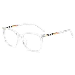 Sexy Square Cat Eye Anti Blue Light Stripe Optical Glasses Frames Men Women Luxury Brand Designer Fashion Computer Eyeglasses