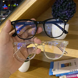 Classic Transparent Computer Glasses Frame Women Men Anti Blue Light Blocking Glasses Optical Glass Lenses Oculos Male