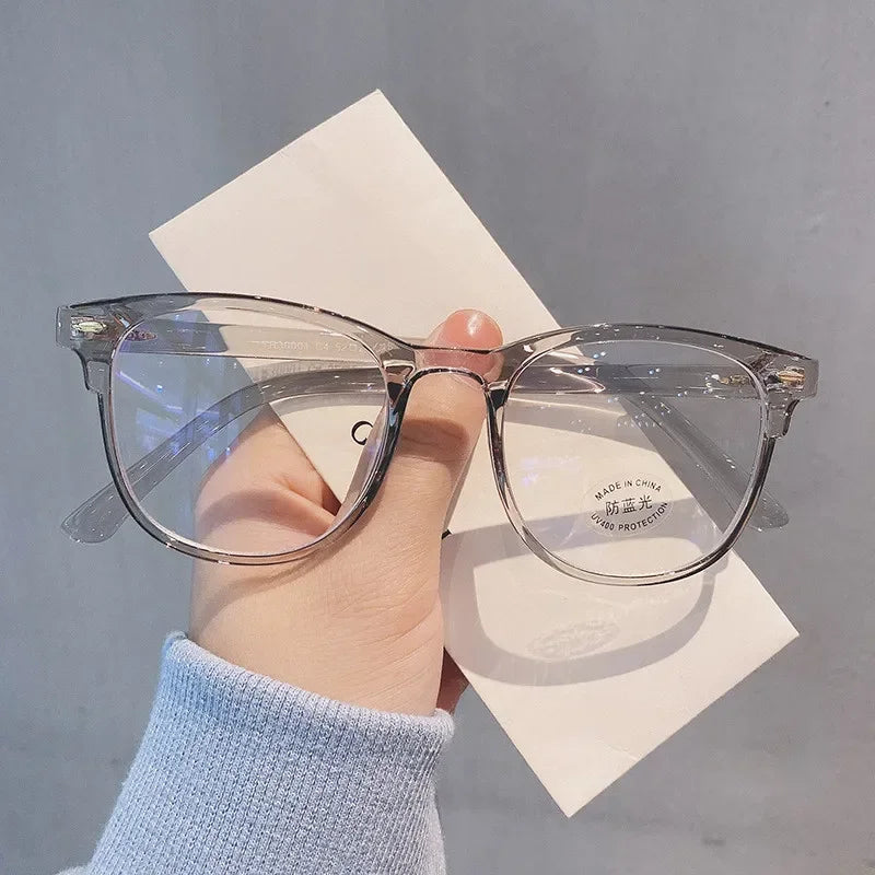 Classic Transparent Computer Glasses Frame Women Men Anti Blue Light Blocking Glasses Optical Glass Lenses Oculos Male