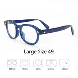 Johnny Depp Eyeglasses Man Lemtosh Optical Glasses Frames Women Luxury Brand Vintage Acetate Round Myopic Eyewear Frame