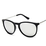 Popular Metal Frame Vintage Sunglasses Women Men Round Sun Glasses Eye Glasses for Male Female Reflective Film Sunglasses ﻿