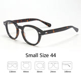 Johnny Depp Eyeglasses Man Lemtosh Optical Glasses Frames Women Luxury Brand Vintage Acetate Round Myopic Eyewear Frame