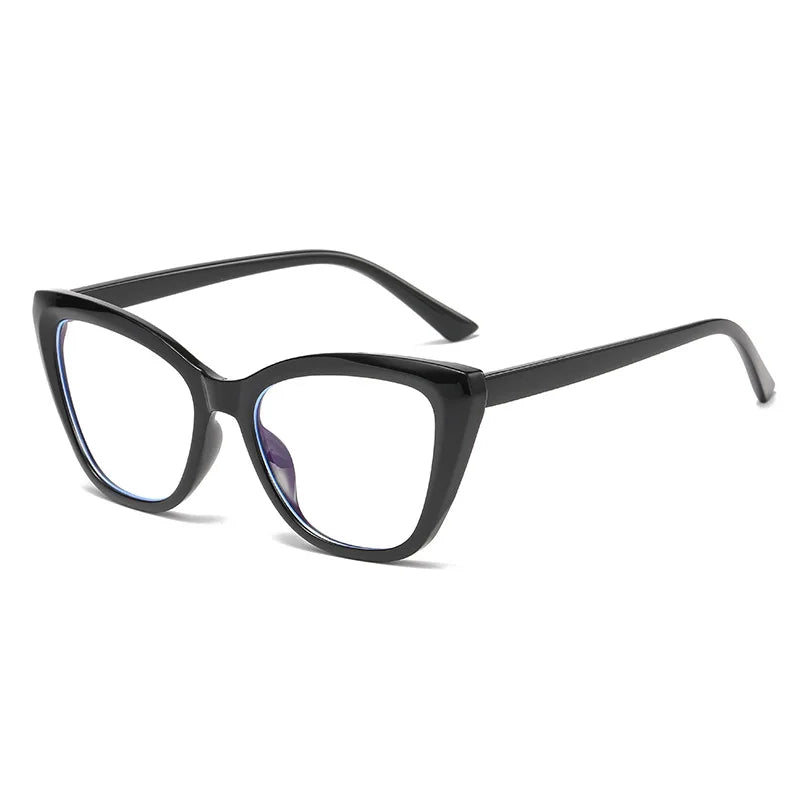 New Men Sunglasses Trend Women Plastic Polarization Cat Eye Sun Glasses UV400 Luxury Brand Design Fashionable Black Eyewear