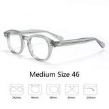 Johnny Depp Eyeglasses Man Lemtosh Optical Glasses Frames Women Luxury Brand Vintage Acetate Round Myopic Eyewear Frame