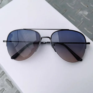 2024 New Fashion Gradient Lens Pilot Sunglasses Vintage Cycling Driving Shades Sun Glasses Unisex UV400 Protection Eyewear