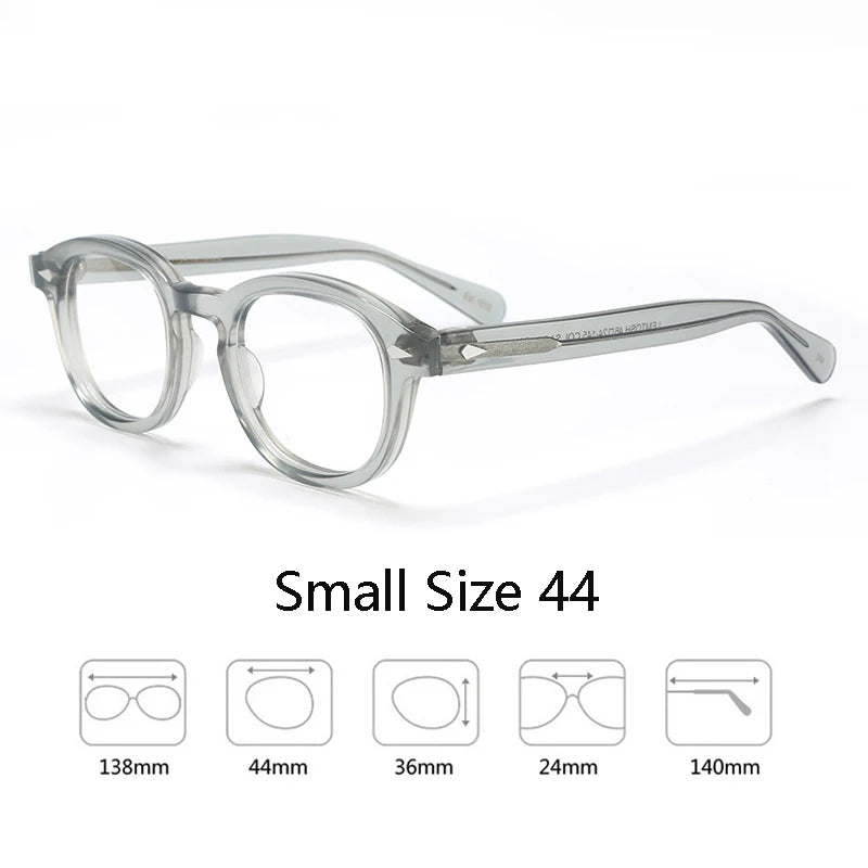 Johnny Depp Eyeglasses Man Lemtosh Optical Glasses Frames Women Luxury Brand Vintage Acetate Round Myopic Eyewear Frame