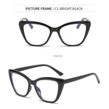 New Men Sunglasses Trend Women Plastic Polarization Cat Eye Sun Glasses UV400 Luxury Brand Design Fashionable Black Eyewear