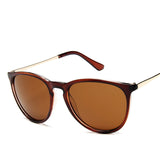 Popular Metal Frame Vintage Sunglasses Women Men Round Sun Glasses Eye Glasses for Male Female Reflective Film Sunglasses ﻿