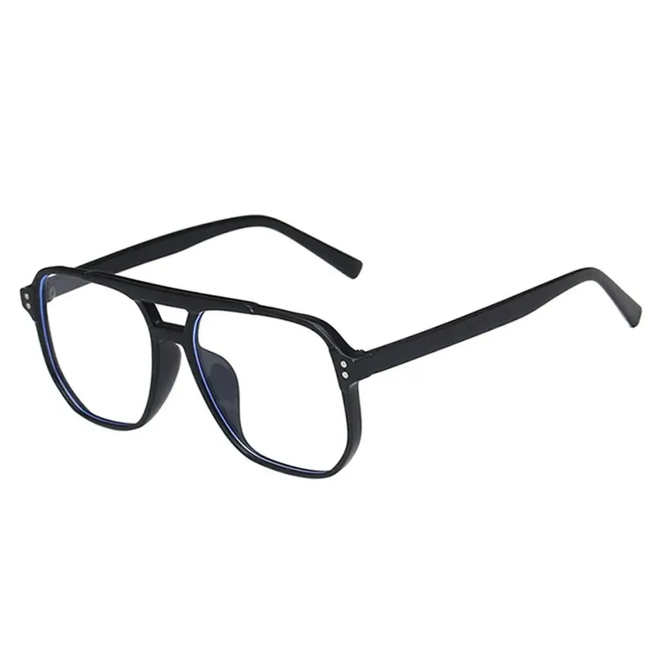 1PC Fashion Anti-blue Light Glasses Men Women Transparent Computer Glasses Frame Retro  Square Eyeglasses