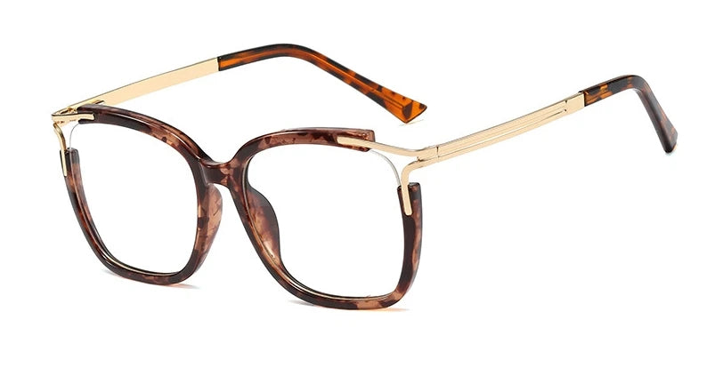 48054 Square Cat Eye Anti-blue Light Ultralight Glasses Frames Men Women Optical Fashion Computer Glasses