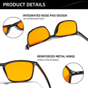 KINGSEVEN Blue Light Blocking Glasses Transparent Lens Men/Women Anti-Blue Ray Eyewear Students Daliy Phone Computer Eyeglasses