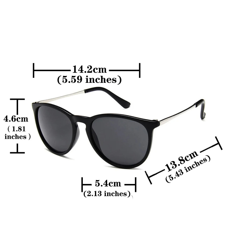 Popular Metal Frame Vintage Sunglasses Women Men Round Sun Glasses Eye Glasses for Male Female Reflective Film Sunglasses ﻿