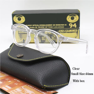 Johnny Depp Eyeglasses Man Lemtosh Optical Glasses Frames Women Luxury Brand Vintage Acetate Round Myopic Eyewear Frame