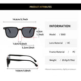 2024 Fashion New Sunglasses Men High Quality Retro Square Sunglasses Women Retro Sunglasses Women Classic Oculos De Sol Feminino