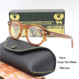 Johnny Depp Eyeglasses Man Lemtosh Optical Glasses Frames Women Luxury Brand Vintage Acetate Round Myopic Eyewear Frame