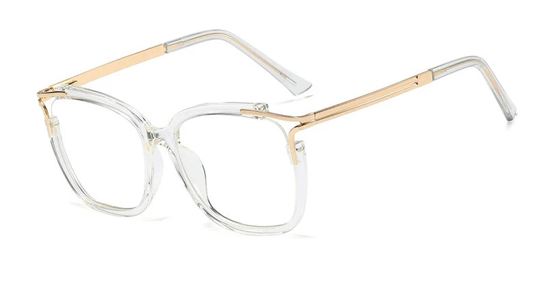48054 Square Cat Eye Anti-blue Light Ultralight Glasses Frames Men Women Optical Fashion Computer Glasses