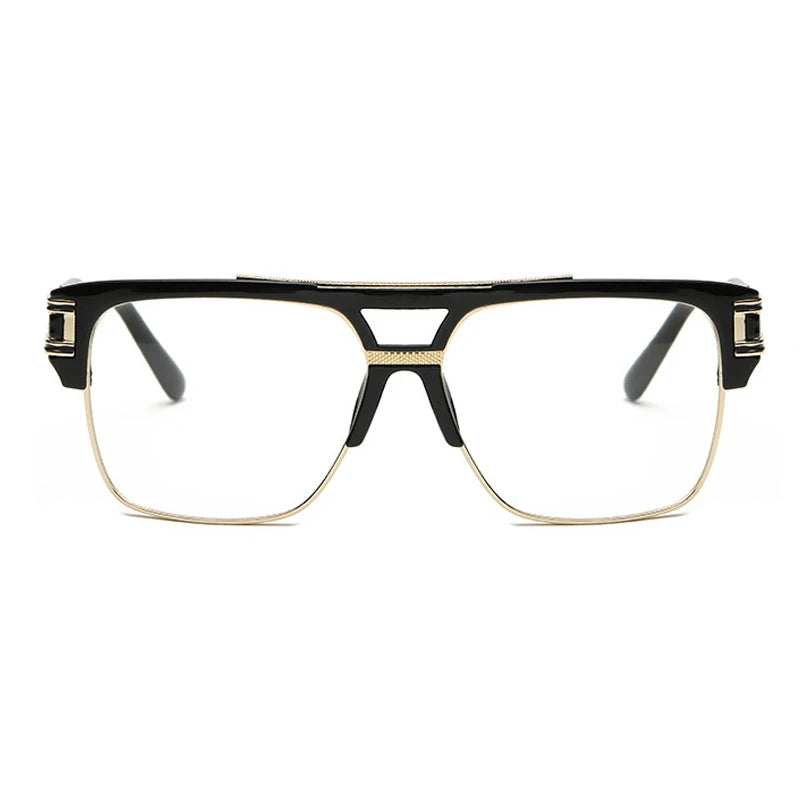 Luxury Brand Square Glasses Frame New Women Men Fashion Oversize Clear Lens Anti Blue Light Eyeglasses Frames Optics Frames