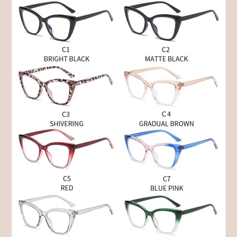 New Men Sunglasses Trend Women Plastic Polarization Cat Eye Sun Glasses UV400 Luxury Brand Design Fashionable Black Eyewear