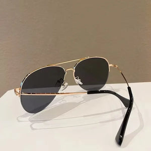 2024 New Fashion Gradient Lens Pilot Sunglasses Vintage Cycling Driving Shades Sun Glasses Unisex UV400 Protection Eyewear