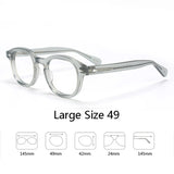 Johnny Depp Eyeglasses Man Lemtosh Optical Glasses Frames Women Luxury Brand Vintage Acetate Round Myopic Eyewear Frame