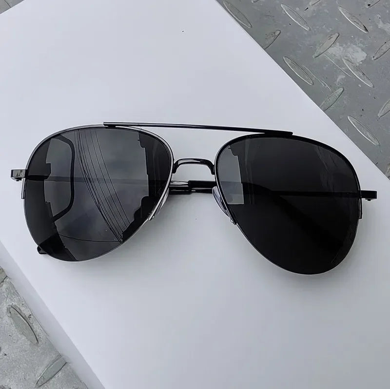 2024 New Fashion Gradient Lens Pilot Sunglasses Vintage Cycling Driving Shades Sun Glasses Unisex UV400 Protection Eyewear