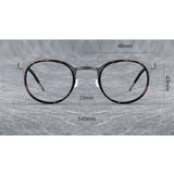Denmark Luxury Brand Pure Titanium Eyewear Screwless Design Men Glasses Frame Mirror Ring Separation Blue Light Eyeglasses