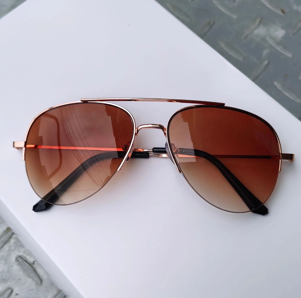 2024 New Fashion Gradient Lens Pilot Sunglasses Vintage Cycling Driving Shades Sun Glasses Unisex UV400 Protection Eyewear