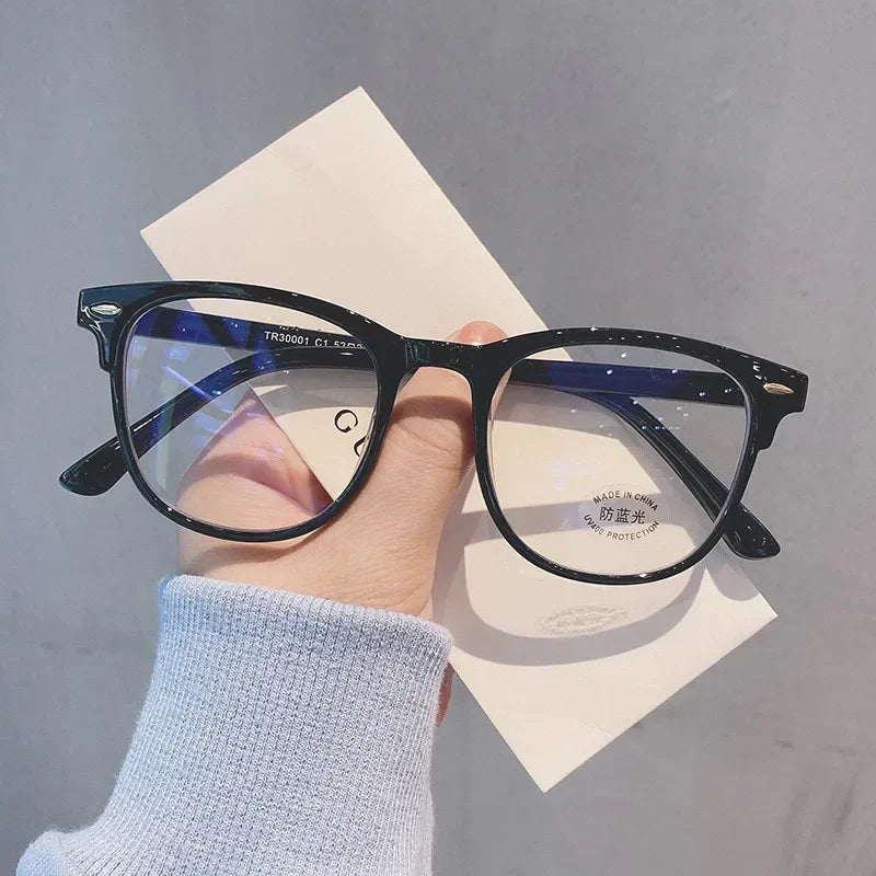 Classic Transparent Computer Glasses Frame Women Men Anti Blue Light Blocking Glasses Optical Glass Lenses Oculos Male
