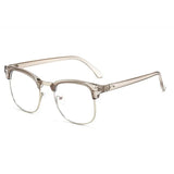Men Retro Anti-blue Light Glasses Classic Vintage Half Frames Anti Blue Light Blocking Computer Eyeglasses For Women Accessory