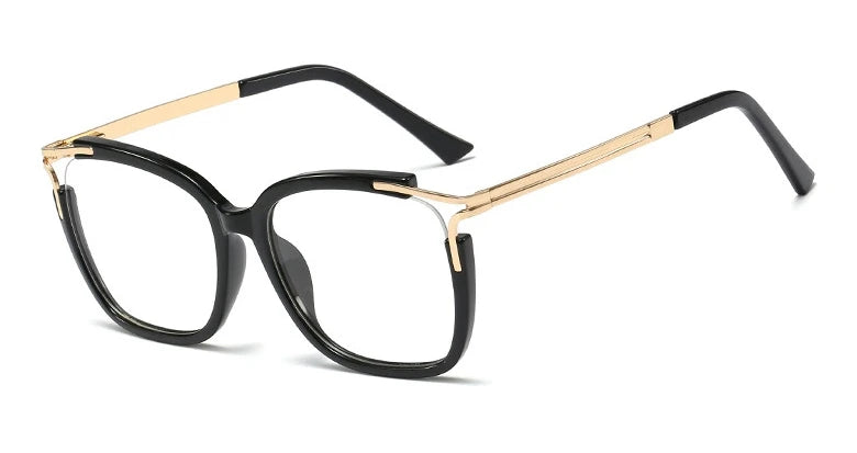 48054 Square Cat Eye Anti-blue Light Ultralight Glasses Frames Men Women Optical Fashion Computer Glasses