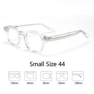 Johnny Depp Eyeglasses Man Lemtosh Optical Glasses Frames Women Luxury Brand Vintage Acetate Round Myopic Eyewear Frame