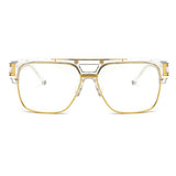 Luxury Brand Square Glasses Frame New Women Men Fashion Oversize Clear Lens Anti Blue Light Eyeglasses Frames Optics Frames
