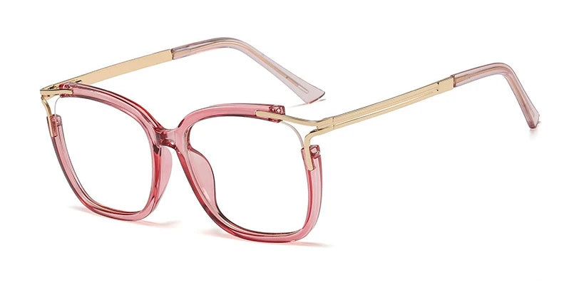 48054 Square Cat Eye Anti-blue Light Ultralight Glasses Frames Men Women Optical Fashion Computer Glasses