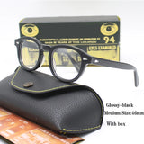 Johnny Depp Eyeglasses Man Lemtosh Optical Glasses Frames Women Luxury Brand Vintage Acetate Round Myopic Eyewear Frame