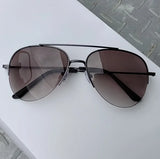 2024 New Fashion Gradient Lens Pilot Sunglasses Vintage Cycling Driving Shades Sun Glasses Unisex UV400 Protection Eyewear