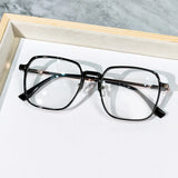 Large Square Reading Glasses with Glitter, Fashionable Reading Glasses, Reading Glasses for Women and Men  +1.0 To +4.0