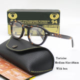 Johnny Depp Eyeglasses Man Lemtosh Optical Glasses Frames Women Luxury Brand Vintage Acetate Round Myopic Eyewear Frame