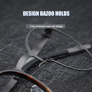 Denmark Luxury Brand Pure Titanium Eyewear Screwless Design Men Glasses Frame Mirror Ring Separation Blue Light Eyeglasses