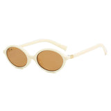 Vintage Oval Sunglasses Women New Luxury Brand Designer Small Oval Anti Blue Light Glasses Retro Fashion Men Leopard Eyegalsses