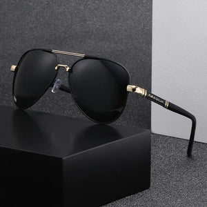 Fashion Vintage Design Pilot Polarized Sunglasses For Men Women Classic Driving Fishing Spring Polaroid Sun Glasses Eyewear 2025