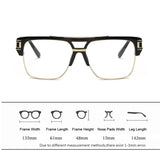 Luxury Brand Square Glasses Frame New Women Men Fashion Oversize Clear Lens Anti Blue Light Eyeglasses Frames Optics Frames